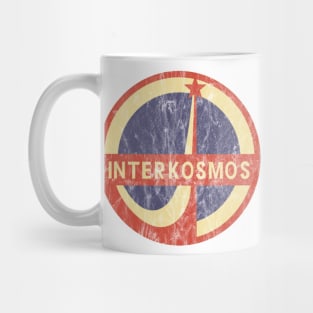 Interkosmos Soviet Space Program Logo Mug